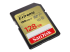 SanDisk - Flash-minneskort (microSDXC till SD-adapter inkluderad) - Vänster vinkel