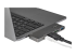 StarTech.com USB C Multiport Adapter for MacBook Pro/Air, USB Type-C to 4K HDMI, 100W Power Delivery Pass-through Charging, SD/MicroSD Slot, 2-Port USB 3.0 Hub, Portable USB-C Mini Dock - Vänster vinkel