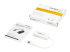 StarTech.com USB 3.0 to Gigabit Ethernet Adapter NIC w/ USB Port (White) - Höger vinkel