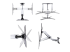 StarTech.com VESA TV Wall Mount, TV Mounting Bracket For 23"-55" Displays, Adjustable Full Motion TV Wall Mount Supports 66lb (30kg), Extendable/Tilting/Swivel Monitor Wall Mount - Flera vinklar