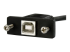 StarTech.com 3 ft Panel Mount USB Cable B to B - Närbild
