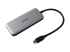 DELTACO - Hubb - 5 Gbps, USB-C - Tillbaka