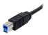 StarTech.com 6 ft / 2m Black SuperSpeed USB 3.0 Cable A to B - Höger vinkel