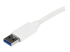 StarTech.com USB 3.0 to Gigabit Ethernet Adapter NIC w/ USB Port (White) - Närbild
