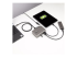 StarTech.com 10-Port USB-C Hub, 8x USB-A + 2x USB-C, Self-Powered w/ 65W Power Supply, USB 3.1 10Gbps Hub w/ BC1.2 Charging, Desktop/Laptop USB Hub with 3ft Locking USB-IF Certified Cable - Vänster vinkel
