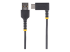 StarTech.com 6in (15cm) USB A to C Charging Cable Right Angle, Heavy Duty Fast Charge USB-C Cable, USB 2.0 A to Type-C, Durable and Rugged Aramid Fiber, 3A, S20/iPad/Pixel - Framsidan